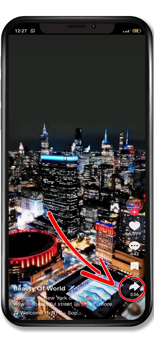 TikTok Reel Download Step 1